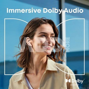 Anker Soundcore Earbuds with Dolby Audio | Liberty 5 | Bluetooth | In-Ear | Microphone | Noise canceling | Wireless | Pink