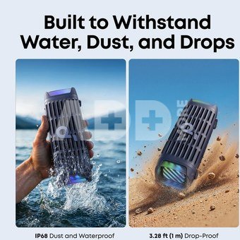 Anker Soundcore Speaker | Boom 3i | 50 W | Waterproof | Bluetooth | Blue | Portable | Wireless connection