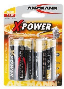 1x2 Ansmann Alkaline Mono D LR 20 X-Power