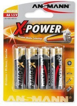 1x4 Ansmann Alkaline Mignon AA LR 6 X-Power
