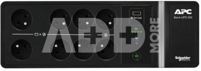 APC BE500G2-FR APC Back-UPS 500VA 8 French outlets