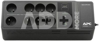 APC Back-UPS 650VA, 230V, 1USB charging port