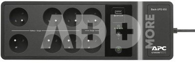 APC Back-UPS 650VA, 230V, 1USB charging port