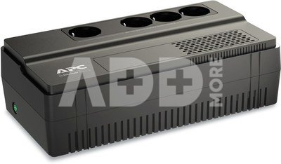 APC Easy UPS, 1000VA, floor/wall mount, 230V, 4x CEE 7/3 Schuko sockets, AVR, Black | Schneider Electric