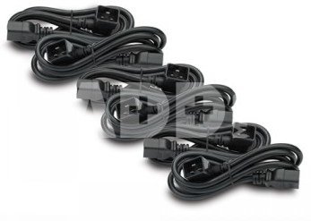 APC POWER CORD KIT (6 EA), C19 TO C20 (90 DEGREE), 0.6M