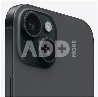 Apple | iPhone 15 | Black | 6.1 " | Super Retina XDR | 2556 x 1179 pixels | A16 Bionic | Internal RAM 6 GB | 256 GB | Dual SIM | 4G | Main camera resolution 48+12 MP | Secondary camera resolution 12 MP | iOS | 17
