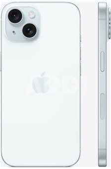 Apple | iPhone 15 | Blue | 6.1 " | Super Retina XDR display | 2556 x 1179 pixels | Apple | A16 Bionic | Internal RAM 6 GB | 128 GB | Dual SIM | 4G | Main camera resolution 48+12 MP | Secondary camera resolution 12 MP | iOS | 17