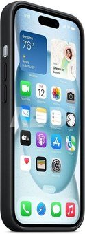 Apple защитный чехол iPhone 15 FineWoven MagSafe, черный