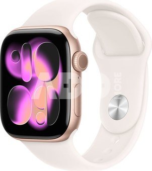 Apple Watch 11 GPS + Cellular 42mm Sport Band S/M, rose gold/light blush (MF8E4ET/A)