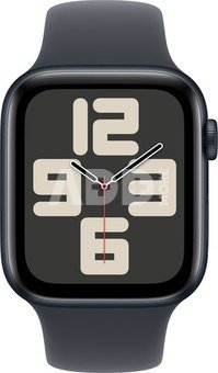 Apple Watch SE 2 GPS 44mm Sport Band S/M, midnight (MXEJ3ET/A)
