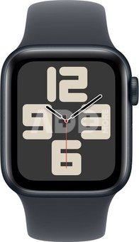 Apple Watch SE 2 GPS + Cellular 40mm Sport Band S/M, midnight (MXGC3ET/A)