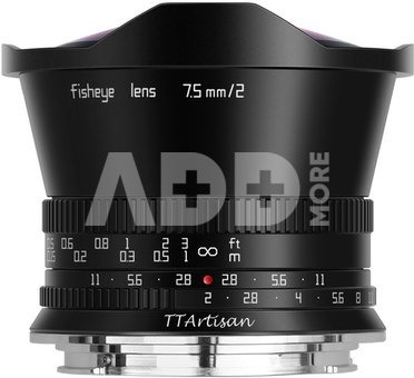 TTArtisan APS-C 7.5mm F/2.0 Canon RF mount