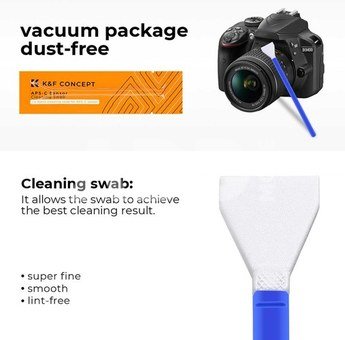 K&F Concept APS-C Sensor Cleaning Swab Kit