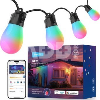 NEEWER NR01 RGBW 45M/150FT Outdoor String Lights Warm White IP65 10107283