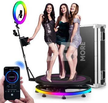 NEEWER 39.4"/100cm 360 Photo Booth with RGB LED Strip & Remote 10104203