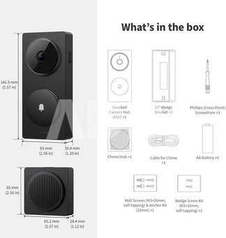 Aqara Doorbell Camera Hub G410, black