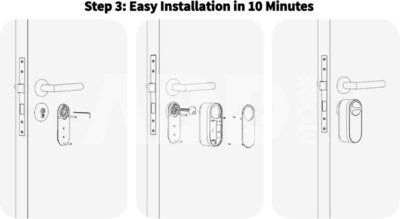Aqara Smart Lock U200 Lite Kit, black