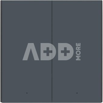 Aqara Smart Wall Switch H1 Double (no neutral), grey