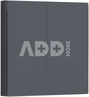 Aqara Smart Wall Switch H1 Double (with neutral), grey