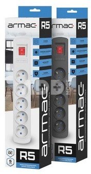 Armac Listwa zasilajaca R5 3m 5x230v czarnaR5/30/C