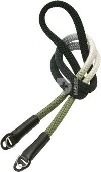 Artisan & Artist I ACAM-316G I Silk Camera Strap I Gradation, Black/Khaki