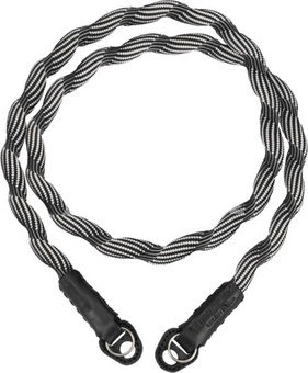 Artisan & Artist I ACAM-707 I Spiral Cord Strap, Black/White
