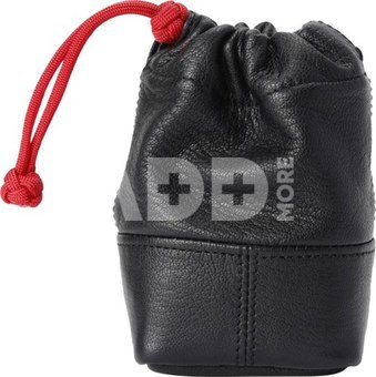Artisan & Artist I ACAM-LPL120 I Full Leather Lens Pouch (S) Black