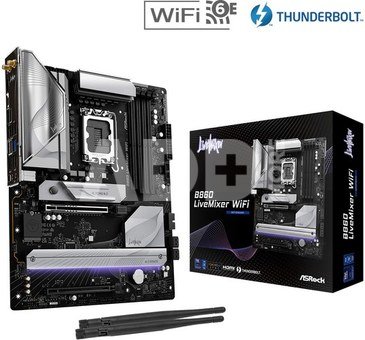 ASRock Motherboard B860 LIVEMIXER WIFI s18 51 4DDR5 ATX