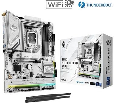 ASRock Motherboard B860 Steel Legend WiFi s1851 4DDR5 TB ATX