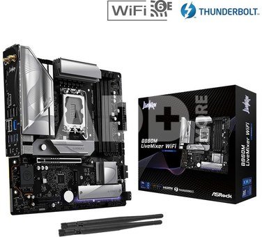 ASRock Motherboard B860M LIVEMIXER WIFI s1 851 4DDR5 mATX