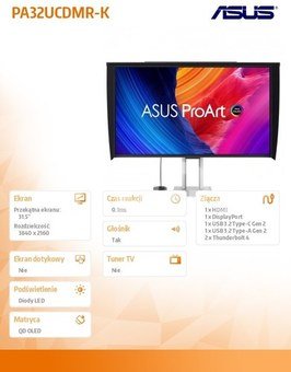 ProArt PA32UCDMR-K 31.5" OLED 16:9