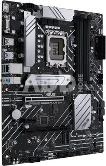 Asus PRIME B660-PLUS D4 Processor family Intel, Processor socket LGA1700, DDR4 DIMM, Memory slots 4, Supported hard disk drive interfaces  SATA, M.2, Number of SATA connectors 4, Chipset Intel B660, ATX