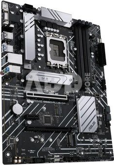 Asus PRIME B660-PLUS D4 Processor family Intel, Processor socket LGA1700, DDR4 DIMM, Memory slots 4, Supported hard disk drive interfaces  SATA, M.2, Number of SATA connectors 4, Chipset Intel B660, ATX