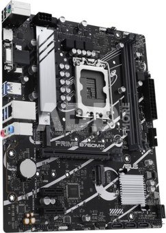 Asus PRIME B760M-K Processor family Intel, Processor socket LGA1700, DDR5 DIMM, Memory slots 2, Supported hard disk drive interfaces  SATA, M.2, Number of SATA connectors 4, Chipset Intel B760, mATX