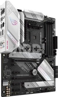 Asus ROG STRIX B550-A GAMING Processor family AMD, Processor socket AM4, DDR4 DIMM, Memory slots 4, Supported hard disk drive interfaces  SATA, M.2, Number of SATA connectors 6, Chipset AMD B550, ATX