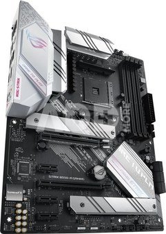 Asus ROG STRIX B550-A GAMING Processor family AMD, Processor socket AM4, DDR4 DIMM, Memory slots 4, Supported hard disk drive interfaces  SATA, M.2, Number of SATA connectors 6, Chipset AMD B550, ATX