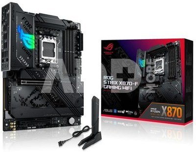 Asus ROG STRIX X870-F GAMING WIFI | Processor family AMD | Processor socket AM5 | DDR5 | Supported hard disk drive interfaces SATA, M.2 | Number of SATA connectors 2