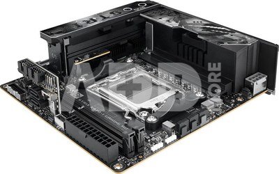 Asus | ROG STRIX X870-I GAMING WIFI | Processor family AMD | Processor socket AM5 | DDR5 DIMM | Supported hard disk drive interfaces SATA, M.2 | Number of SATA connectors 2