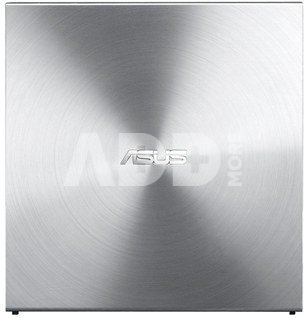 Asus SDRW-08U5S-U Interface USB 2.0, DVD&plusmn;RW, CD read speed 24 x, Metallic, CD write speed 24 x, Notebook