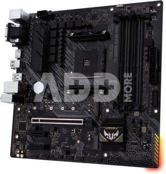 Asus TUF GAMING A520M-PLUS Processor family AMD, Processor socket AM4, DDR4, Memory slots 4, Supported hard disk drive interfaces  SATA, M.2, Number of SATA connectors 4, Chipset AMD A520, Micro ATX