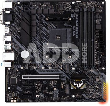 Asus TUF GAMING A520M-PLUS Processor family AMD, Processor socket AM4, DDR4, Memory slots 4, Supported hard disk drive interfaces  SATA, M.2, Number of SATA connectors 4, Chipset AMD A520, Micro ATX