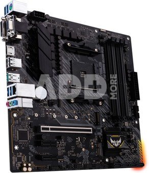 Asus TUF GAMING A520M-PLUS Processor family AMD, Processor socket AM4, DDR4, Memory slots 4, Supported hard disk drive interfaces  SATA, M.2, Number of SATA connectors 4, Chipset AMD A520, Micro ATX