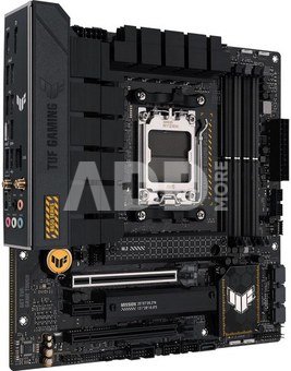 Asus TUF GAMING B650M-PLUS WIFI Processor family AMD, Processor socket AM5, DDR5 DIMM, Memory slots 4, Supported hard disk drive interfaces  SATA, M.2, Number of SATA connectors 4, Chipset AMD B650, micro-ATX