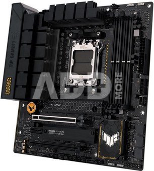 Asus TUF GAMING B650M-PLUS WIFI Processor family AMD, Processor socket AM5, DDR5 DIMM, Memory slots 4, Supported hard disk drive interfaces  SATA, M.2, Number of SATA connectors 4, Chipset AMD B650, micro-ATX