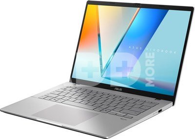 Asus Vivobook S14 | Cool Silver | 14 " | IPS | WUXGA | 1920 x 1200 pixels | Anti-glare | Intel Core i5 | i5-13420H | 16 GB | DDR5 | Solid-state drive capacity 512 GB | Intel UHD Graphics | Windows 11 Home | 802.11ax | Bluetooth version 5.3 | Keyboard language US | Keyboard backlit | Warranty 24 month(s)