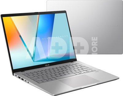 Asus Vivobook S14 | Cool Silver | 14 " | IPS | WUXGA | 1920 x 1200 pixels | Anti-glare | Intel Core i5 | i5-13420H | 16 GB | DDR5 | Solid-state drive capacity 512 GB | Intel UHD Graphics | Windows 11 Home | 802.11ax | Bluetooth version 5.3 | Keyboard language US | Keyboard backlit | Warranty 24 month(s)