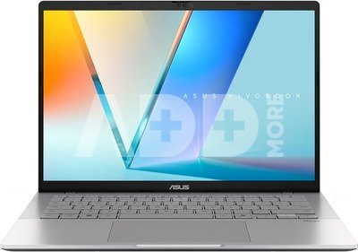 Asus Vivobook S14 | Cool Silver | 14 " | IPS | WUXGA | 1920 x 1200 pixels | Anti-glare | Intel Core i5 | i5-13420H | 16 GB | DDR5 | Solid-state drive capacity 512 GB | Intel UHD Graphics | Windows 11 Home | 802.11ax | Bluetooth version 5.3 | Keyboard language US | Keyboard backlit | Warranty 24 month(s)