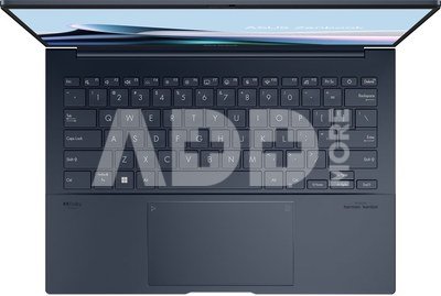 Asus Zenbook 14 UX3405CA-PZ217W | Ponder Blue | 14 " | OLED | Touchscreen | 3K | 2880 x 1800 pixels | Glossy | Intel Core Ultra 7 | 255H | 32 GB | LPDDR5X | Solid-state drive capacity 1000 GB | Intel Arc Graphics | Windows 11 Home | 802.11be | Bluetooth version 5.4 | Keyboard language English | Keyboard backlit