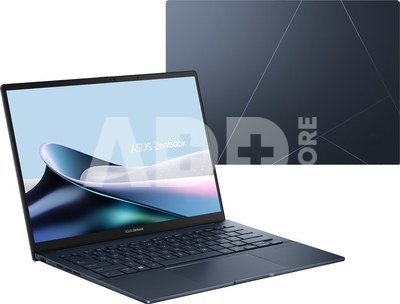 Asus Zenbook 14 UX3405CA-PZ217W | Ponder Blue | 14 " | OLED | Touchscreen | 3K | 2880 x 1800 pixels | Glossy | Intel Core Ultra 7 | 255H | 32 GB | LPDDR5X | Solid-state drive capacity 1000 GB | Intel Arc Graphics | Windows 11 Home | 802.11be | Bluetooth version 5.4 | Keyboard language English | Keyboard backlit