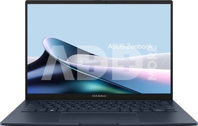 Asus Zenbook 14 UX3405CA-PZ217W | Ponder Blue | 14 " | OLED | Touchscreen | 3K | 2880 x 1800 pixels | Glossy | Intel Core Ultra 7 | 255H | 32 GB | LPDDR5X | Solid-state drive capacity 1000 GB | Intel Arc Graphics | Windows 11 Home | 802.11be | Bluetooth version 5.4 | Keyboard language English | Keyboard backlit